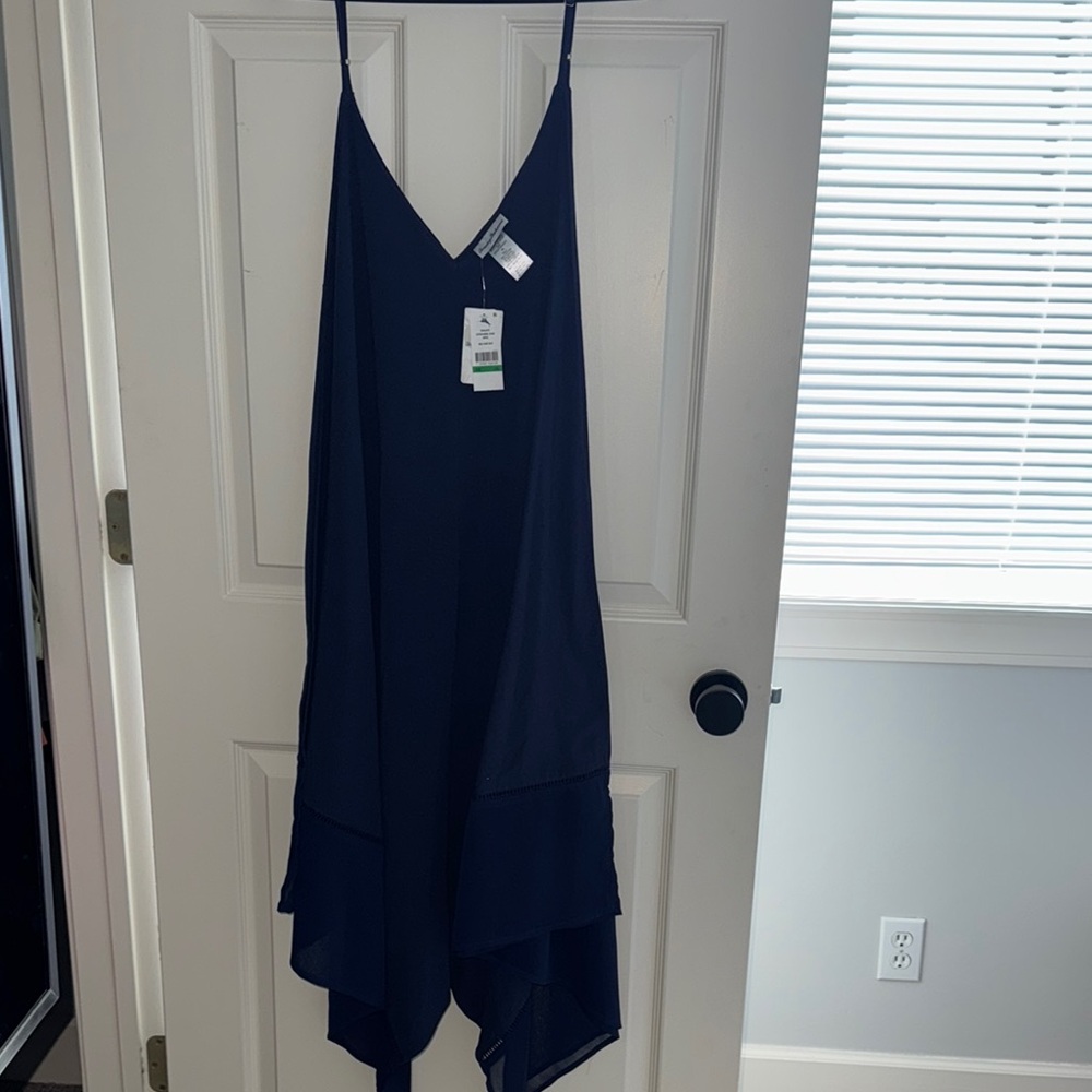 Tommy Bahama Deep Blue V-Neck scarf Dress